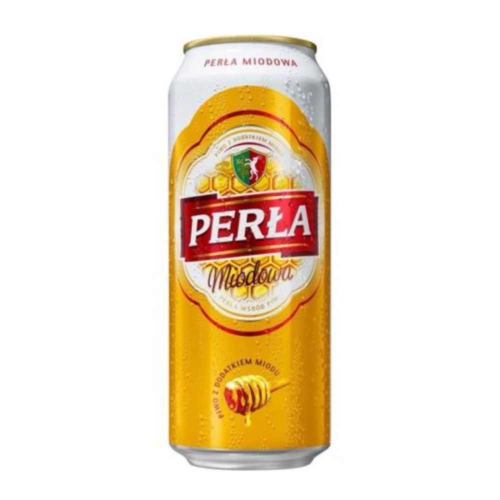 Piwo Perła Miodowa 5,4% 500 ml puszka DRS