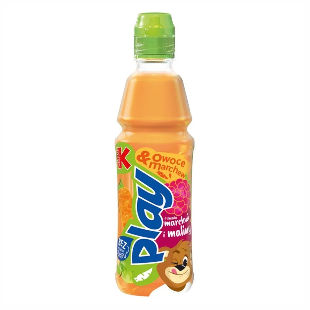 Sok Kubuś PLAY marchew malina 400 ml DRS