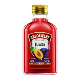Likier Absolwent Śliwka 25% 90 ml