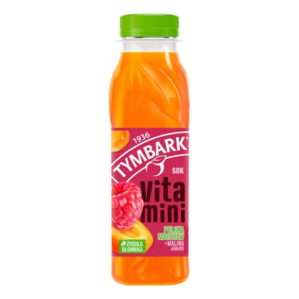 Sok Tymbark Vitamini Malina Marchew Jabłko 300 ml DRS