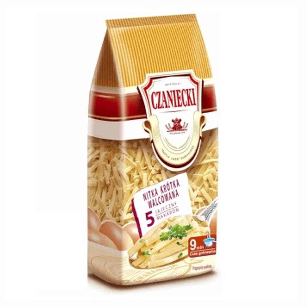 Makaron Czaniecki 5 Jaj nitka Walcowana 500 g