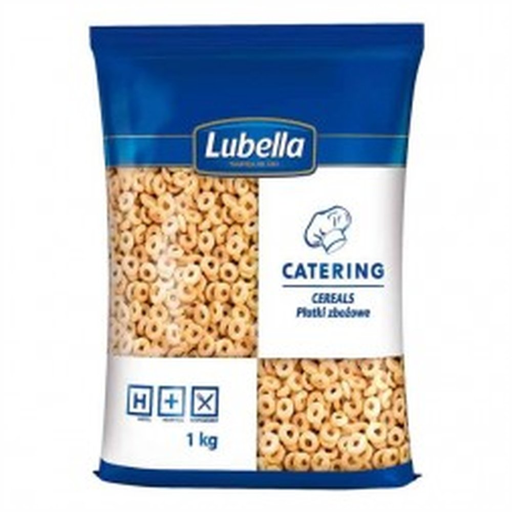 Płatki Śniadaniowe Lubella Kółeczka Miodowe Zbożowe 1 kg