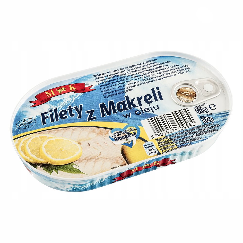 Mk Filety Z Makreli W Oleju 170 g