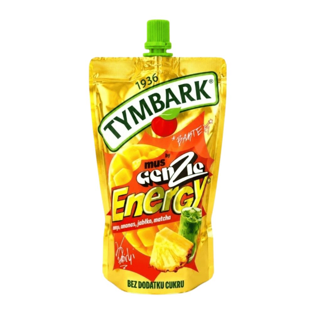 Mus Tymbark GenZie Energy mus mango ananas jabłko matcha 170 g