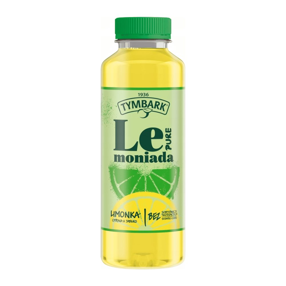 Napój Tymbark Lemoniada Pure Limonka Cytryna 550 ml DRS