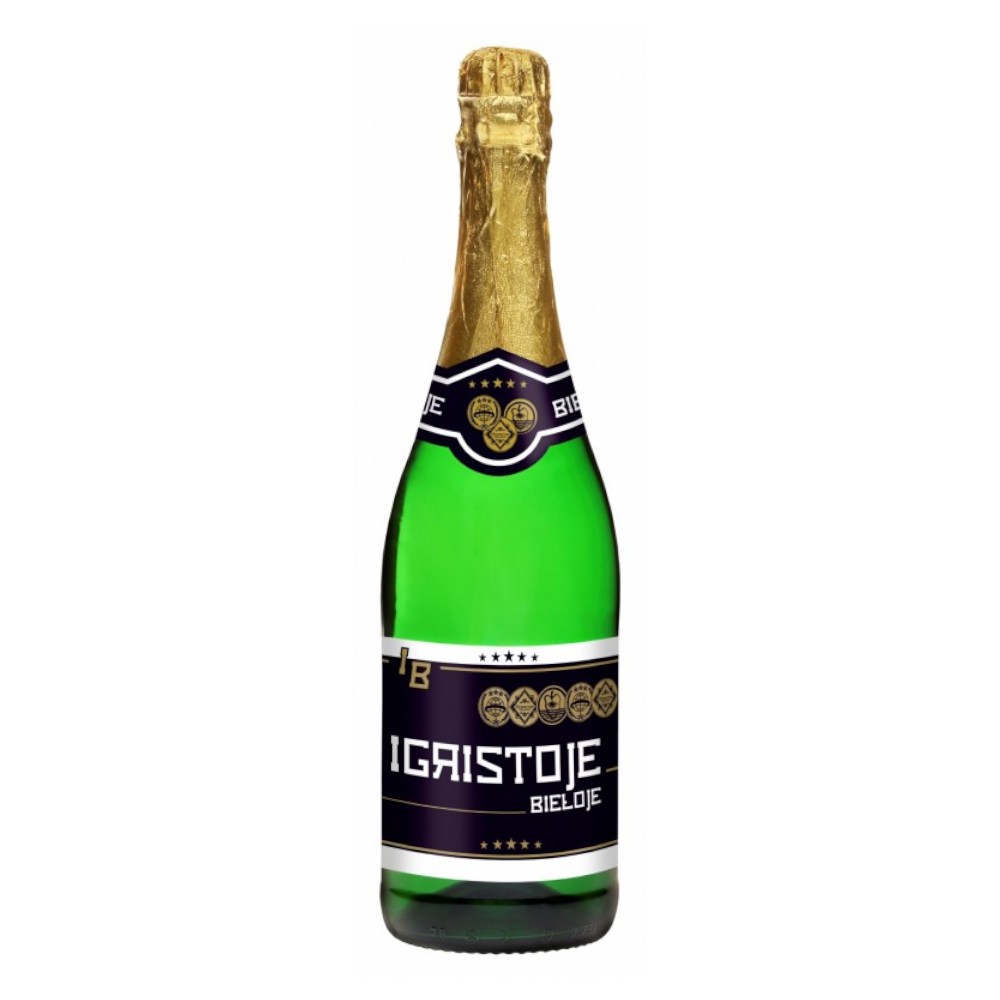 Wino Igristoje Bieloje 11% białe półsłodkie 750 ml