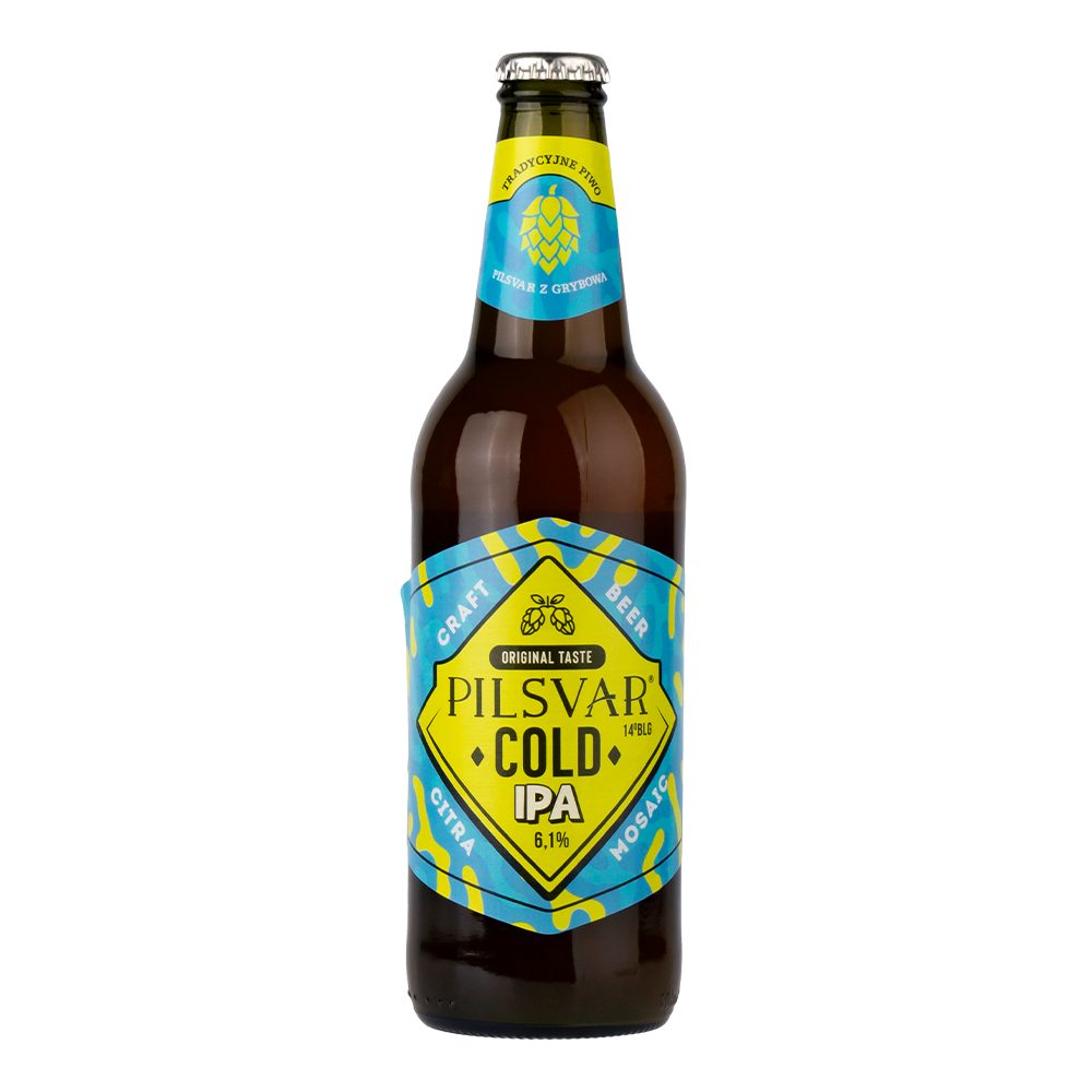 Piwo Grybów Pilsvar Cold Ipa 6,1% 500 ml
