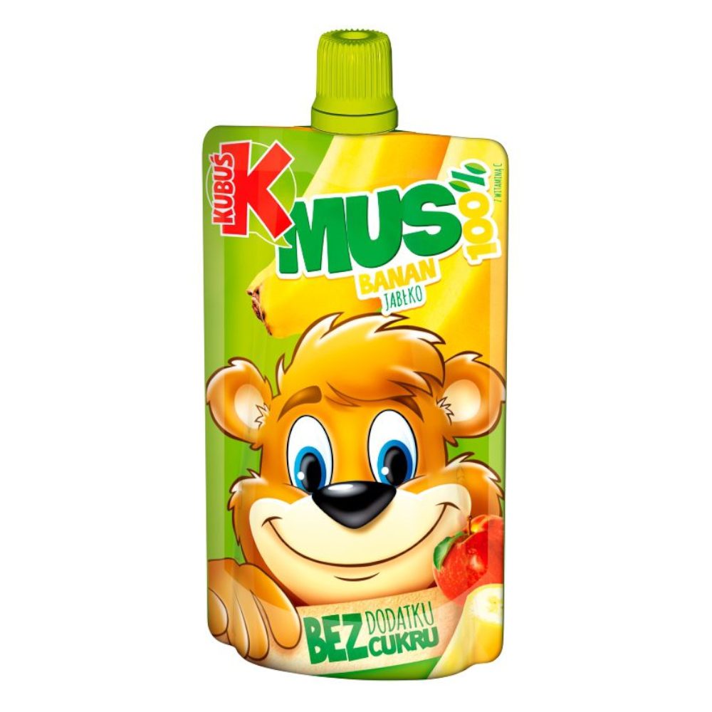 Mus Kubuś 100% jabłko 100 g