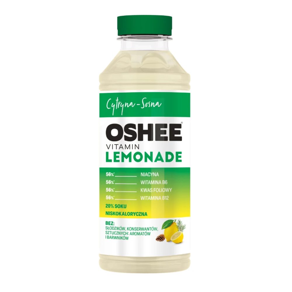 Napój OSHEE Vitamin Lemonade cytryna - sosna 555 ml