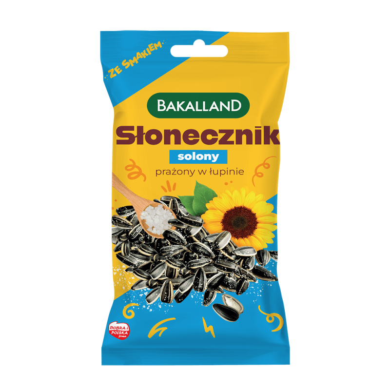 Słonecznik w łupinie prażony solony